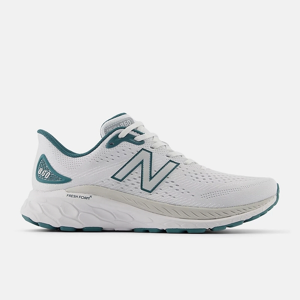 New Balance Fresh Foam X 860v13 慢跑鞋 白綠 男鞋 緩震 運動鞋 路跑 M860Q13