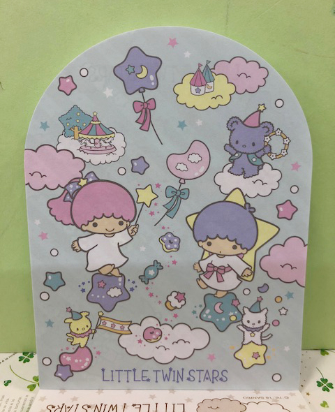 【震撼精品百貨】Little Twin Stars KiKi&LaLa 雙子星小天使~Sanrio 便條本-窗戶#92299 product thumbnail 5