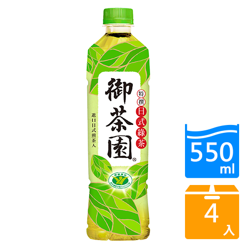 御茶園特撰日式綠茶 550MLx4【愛買】 product thumbnail 2