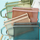 【BlueCat】雙層 A4 文件袋 手提袋 收納袋 資料袋 文件包 包包 公文 科目 分類 學生 袋子