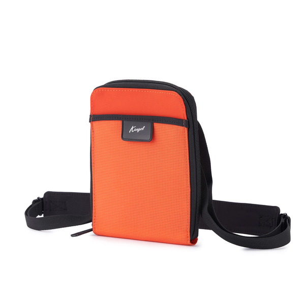 KANGOL 側背包 橘 多夾層 卡夾包 隨身小包 包包 6325170752 product thumbnail 3