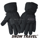 【SNOW TRAVEL 雪之旅】防水羽毛手套『黑 』AR-1 防風手套│保暖手套│羽絨手套