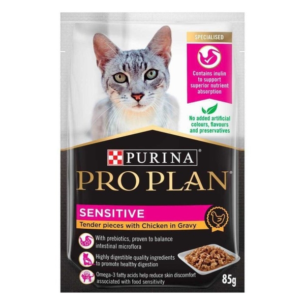 【12包組】PROPLAN 冠能 主食貓餐包85g 幼貓 成貓化毛 泌尿保健 敏感膚質照護 熟齡貓 貓餐包 product thumbnail 4