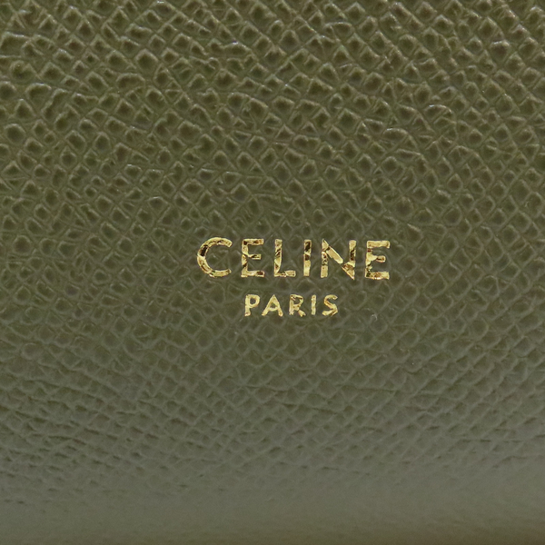 【二手名牌BRAND OFF】CELINE 賽琳 綠色 牛皮 Pico Belt 鯰魚 兩用包 U-PB-0149 product thumbnail 7