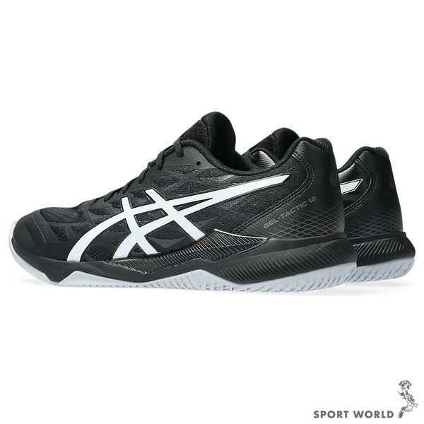 Asics 亞瑟士 男鞋 排球鞋 支撐 穩定 GEL-TACTIC 12 黑白【運動世界】1073A058-001 product thumbnail 5