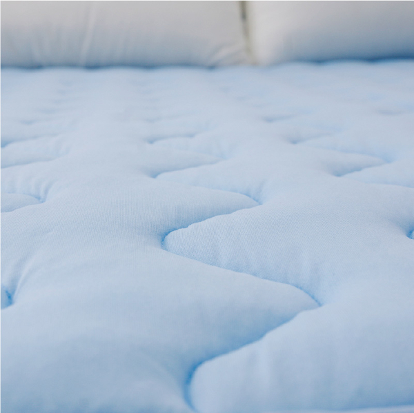 涼感床包 保潔墊 床包式 雙人5x6.2尺(單品) 奈米冰涼紗、可機洗、涼感舒適、MIT台灣製 product thumbnail 3