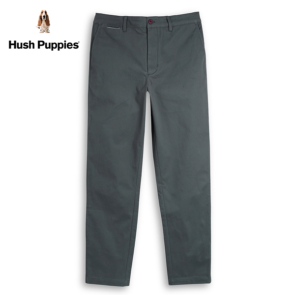 Hush Puppies 長褲 男裝素色彈性棉休閒長褲