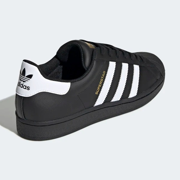 Adidas SuperStar 男鞋 女鞋 休閒鞋 金標 皮革 貝殼頭 黑 EG4959 product thumbnail 8