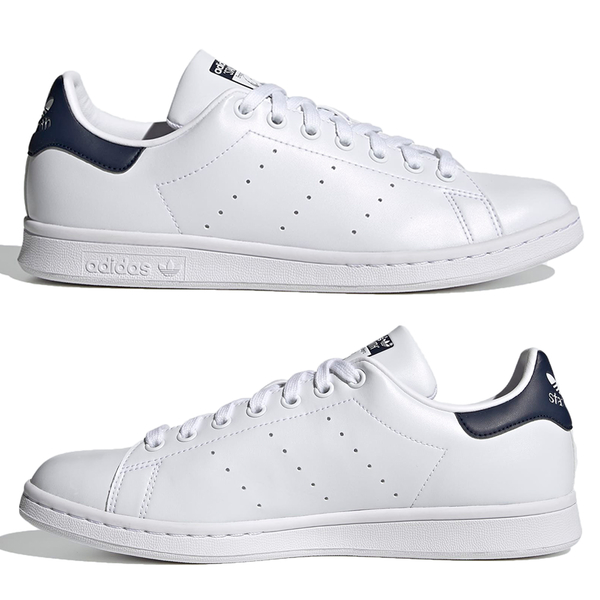 Adidas 休閒鞋 男鞋 女鞋 Stan Smith 情侶鞋 皮革 白藍/白綠【運動世界】FX5501/FX5502 product thumbnail 3