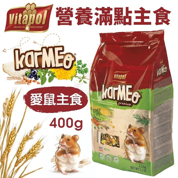 Vitapol 維他寶 營養滿點愛鼠主食400g 含豐富維生素 礦物質與纖維素 鼠飼料『寵喵樂旗艦店』