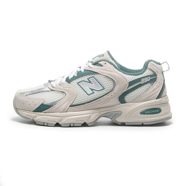 NEW BALANCE 慢跑鞋 NB 530 米白綠 麂皮 復古 運動 男女 MR530QA product thumbnail 4