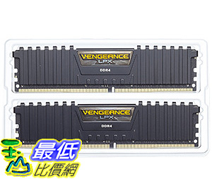 [106美國直購] Corsair Vengeance LPX 16GB(2x8GB)DDR4 DRAM 3000MHz C15 Desktop Memory Kit-Black(CMK16GX4M2B3000C15)
