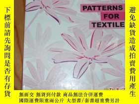 二手書博民逛書店patterns罕見for textiles(有光盤）Y9884
