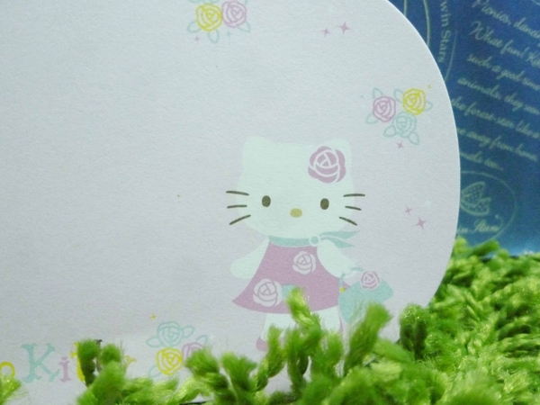 【震撼精品百貨】Hello Kitty 凱蒂貓~便條紙-愛心造型-玫瑰圖案【共1款】 product thumbnail 6