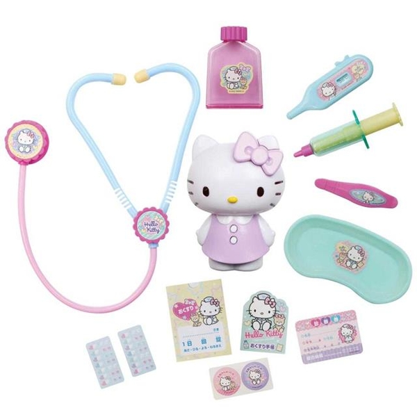 小禮堂 Sanrio 三麗鷗 Hello Kitty 醫生玩具組 product thumbnail 2