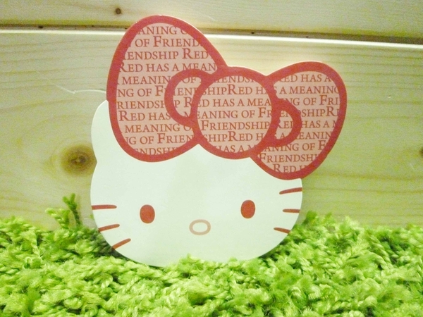 【震撼精品百貨】Hello Kitty 凱蒂貓~造型便條紙-紅色【共1款】