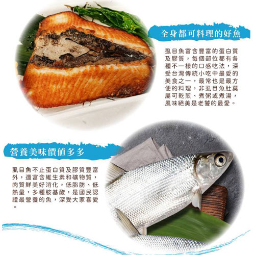 台灣虱目魚500~600G/尾【愛買冷凍】 product thumbnail 5