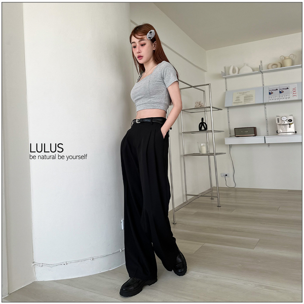 LULUS/法式短版罩杯BRATOP上衣５色【A01230874】 product thumbnail 3