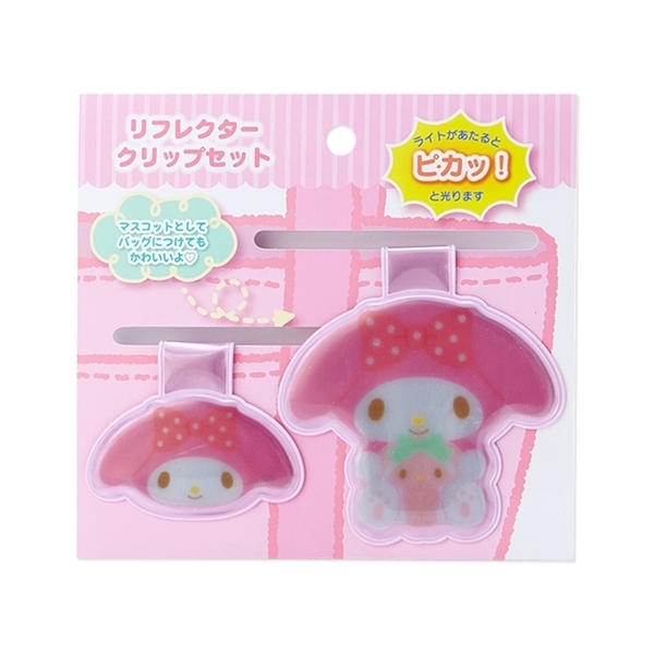 【震撼精品百貨】My Melody 美樂蒂~日本三麗鷗SANRIO 美樂蒂反光造型磁鐵2入組 (角色款)*76398