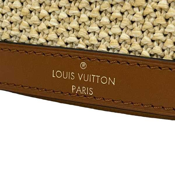 【二手名牌BRAND OFF】LOUIS VUITTON LV 路易威登 棕色 Monogram Raffia Petit Bucket 水桶 肩背包 M59962 product thumbnail 7