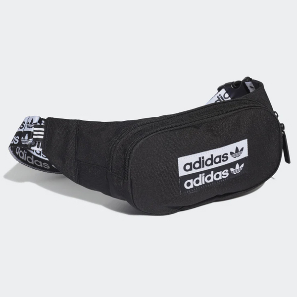 ★現貨在庫★ ADIDAS WAIST BAG 側背包 腰包 休閒 潮流 黑【運動世界】EJ0974