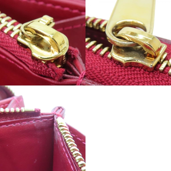 【二手名牌BRAND OFF】LOUIS VUITTON LV 路易威登 紅色 漆皮皮革 Zippy Wallet 拉鍊長夾 M91981 product thumbnail 9