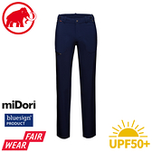 【MAMMUT 長毛象 男 MA Runbold Pants 抗磨防曬機能長褲《海洋藍》】1022-01670/快乾長褲