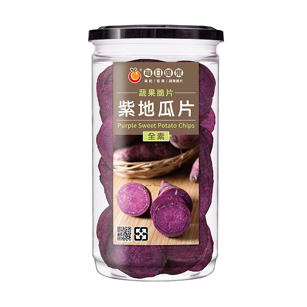 罐裝紫地瓜脆片150G 每日優果