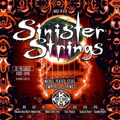 ☆ 唐尼樂器︵☆ Kerly Strings Sinister 系列冰火弦 KQXS-1046 (10-46) 美製電吉他弦