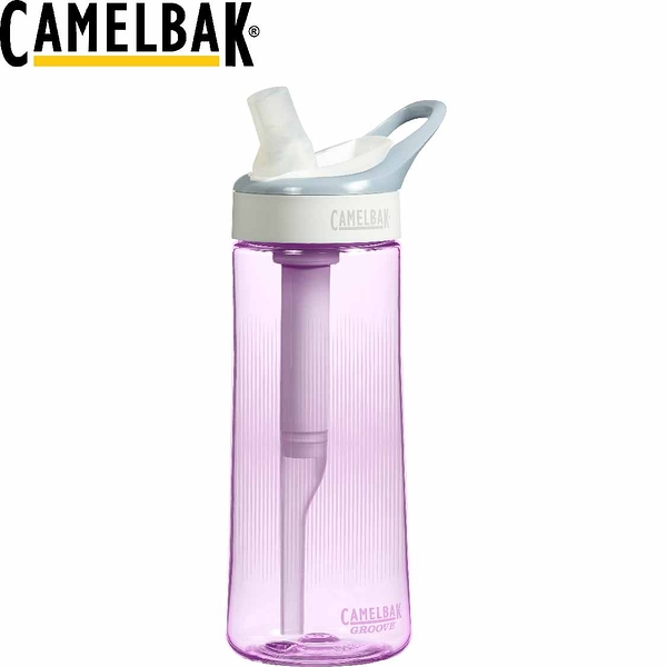 【CamelBak 美國 600ml 濾心吸管水瓶 紫】 53284/運動水壺/水壺/耐撞擊/抗菌/提把/登山/露營