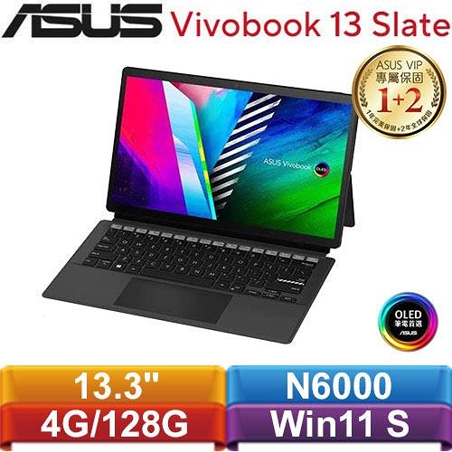 ASUS華碩 VivoBook 13 Slate OLED T3300KA-0112KN6000 13.3吋二合一平板電腦 酷潮黑