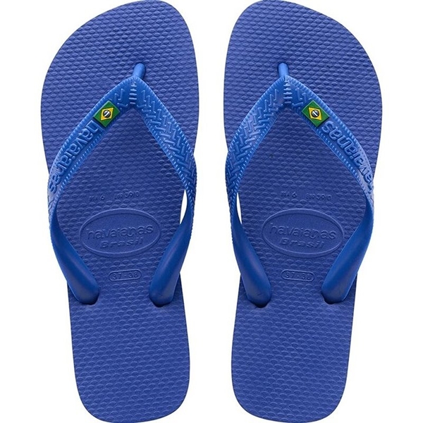 havaianas 哈瓦士 巴西人字拖 男款 Brasil 寶藍國旗夾心 涼鞋 拖鞋 夾腳拖 海灘鞋【南風百貨】