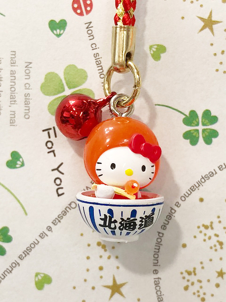 【震撼精品百貨】Hello Kitty 凱蒂貓~手機吊飾-北海道限定版