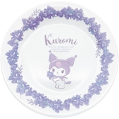 【震撼精品百貨】酷洛米_Kuromi~日本SANRIO三麗鷗 酷洛米陶瓷圓盤19.5cm(花圈款)*27424