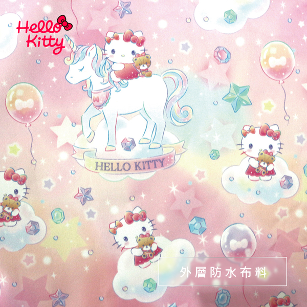 【正版授權】Disney迪士尼_前開式兒童雨衣 / (凱蒂貓Hello Kitty)-L product thumbnail 2