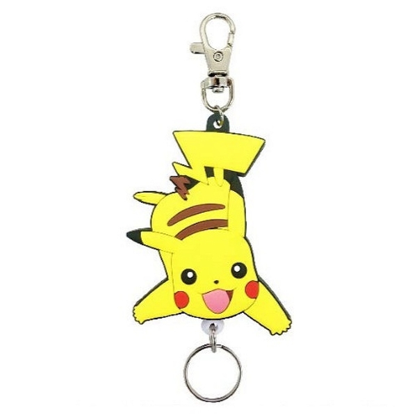 【震撼精品百貨】神奇寶貝_Pokemon~精靈寶可夢 POKÉMON 皮卡丘 PIKACHU 伸縮鑰匙圈