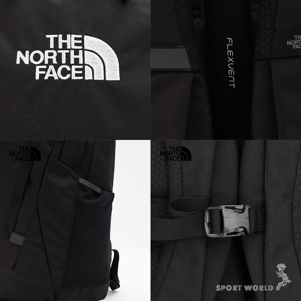 The North Face 北面 後背包 雙肩 減壓背帶 防潑水 黑【運動世界】NF0A3VY2JK3 product thumbnail 7