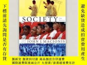 二手書博民逛書店Socnotes罕見For Macionis For Society: The Basics-社會Macionis