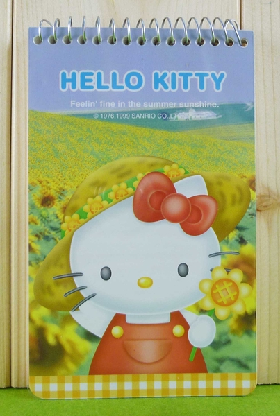 【震撼精品百貨】Hello Kitty 凱蒂貓~筆記本~向日葵【共1款】