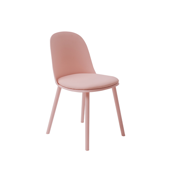 椅子 餐椅 椅 塑膠椅 【K0072-A】 Olwen北歐弧形軟墊餐椅)2入 (五色) 收納專科