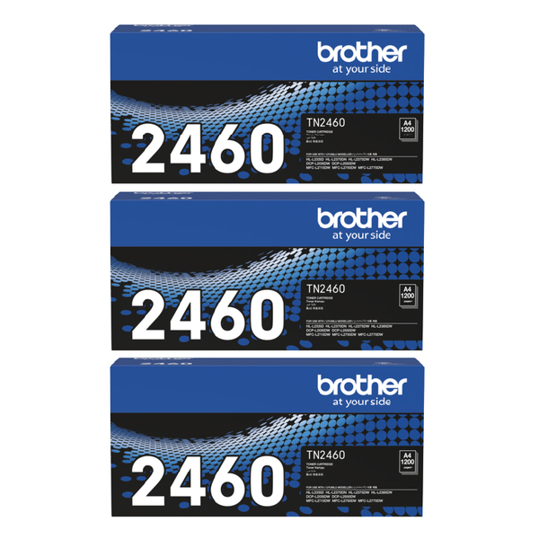 Brother TN2460 原廠標準碳粉匣 3支 適用 L2770DW L2715DW L2375DW L2750DW product thumbnail 2