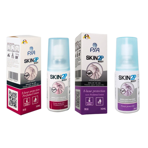 法國PSA SKIN 2P BODY 長效防蚊乳液30ml(無香/清香)防蚊液