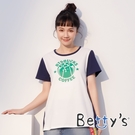 betty’s貝蒂思　小貝羊印花圓領T-shirt(白色)