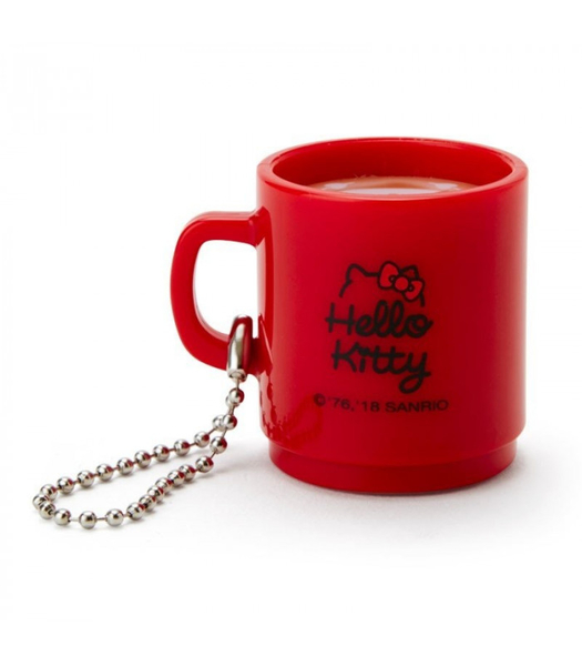【震撼精品百貨】Hello Kitty 凱蒂貓~日本SANRIO三麗鷗 KITTY LED發光吊飾-咖啡杯*87396 product thumbnail 2