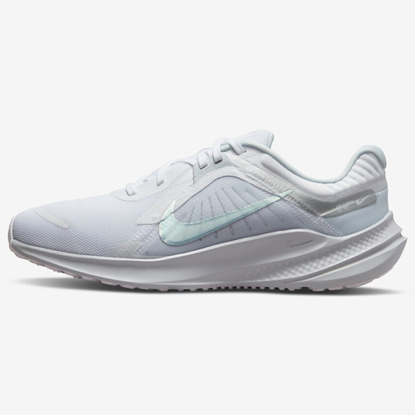 Nike Quest 5 女鞋 慢跑 休閒 輕盈 抓地 柔軟 白 銀【運動世界】DD9291-100 product thumbnail 2