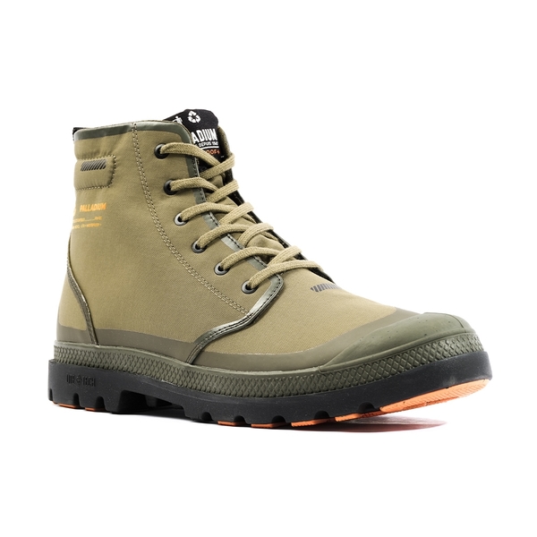 PALLADIUM PAMPA RCYCL LITE+ WP+ 再生科技 輕量 防水 高筒 穿搭 休閒鞋 男 08848377 軍綠 product thumbnail 2