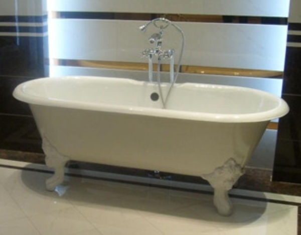 【麗室衛浴】BATHTUB WORLD 高級獨立式鑄鐵浴缸 H-524 1676*765*570mm