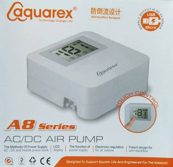 [台中水族] AQUAREX A8-S AC/DC 兩用打氣機 特價