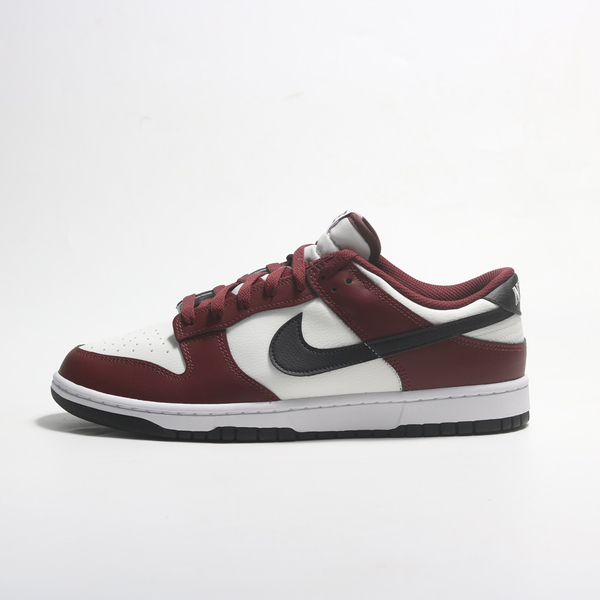 NIKE 休閒鞋 DUNK LOW 酒紅白湮 黑勾 復古 男 FZ4616-600 product thumbnail 4