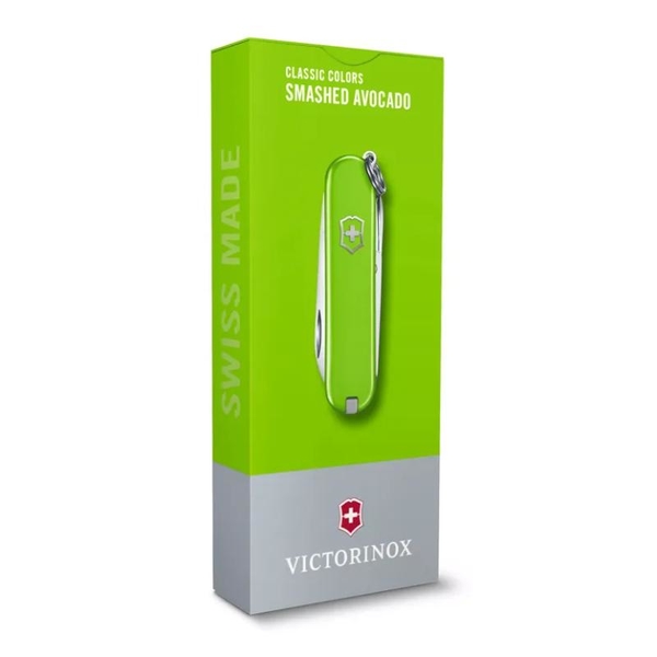 【Victorinox 瑞士維氏】瑞士刀CLASSIC SD 小型袋裝刀 7用刀 58mm-酪梨綠(0.6223.43G) product thumbnail 4